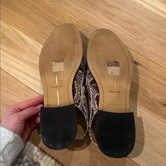 Dolce Vita Hardi  Snakeskin Loafers - Picture 5 of 7
